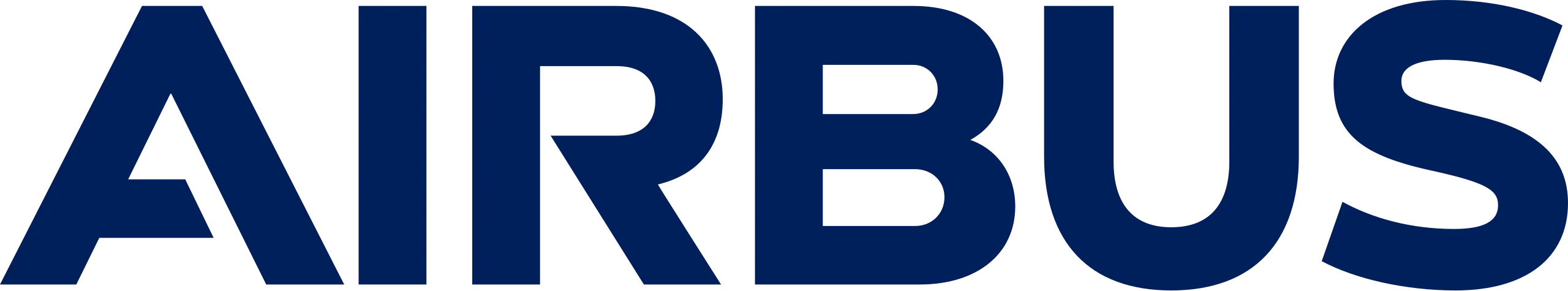 Logo d'Airbus, leader mondial de l’aéronautique et du spatial