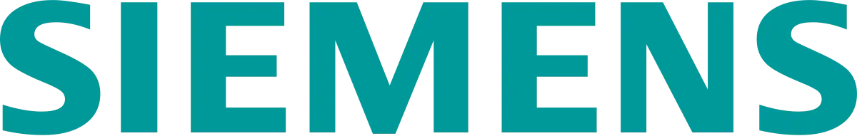 Logo de Siemens, entreprise internationale dans l’ingénierie et la technologie